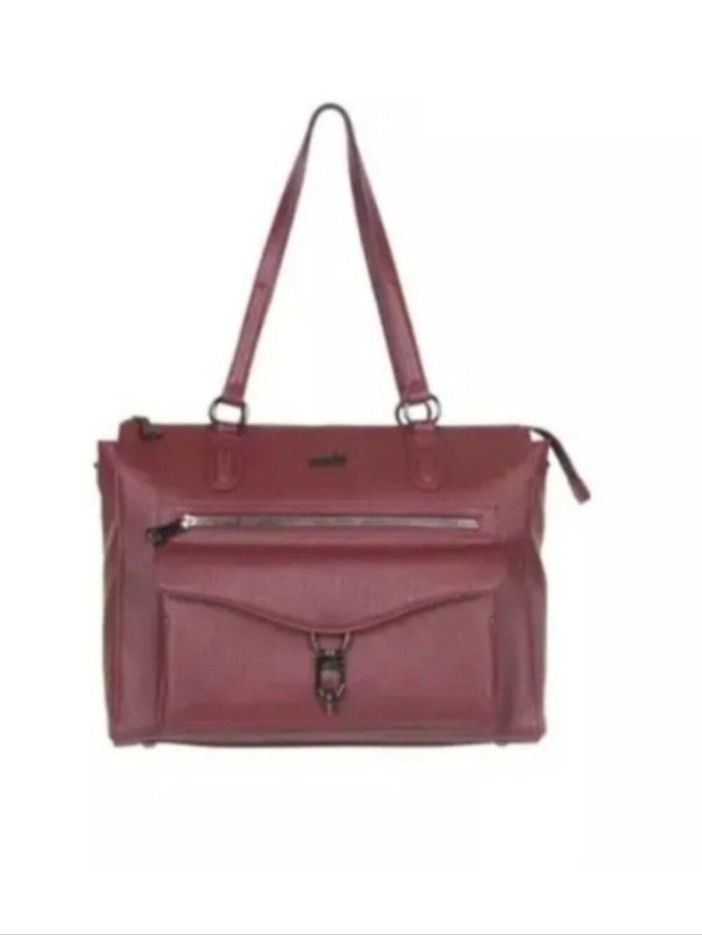 Aimee Kestenberg Women's Isla Faux Leather 15" Laptop Briefcase Tote Bag